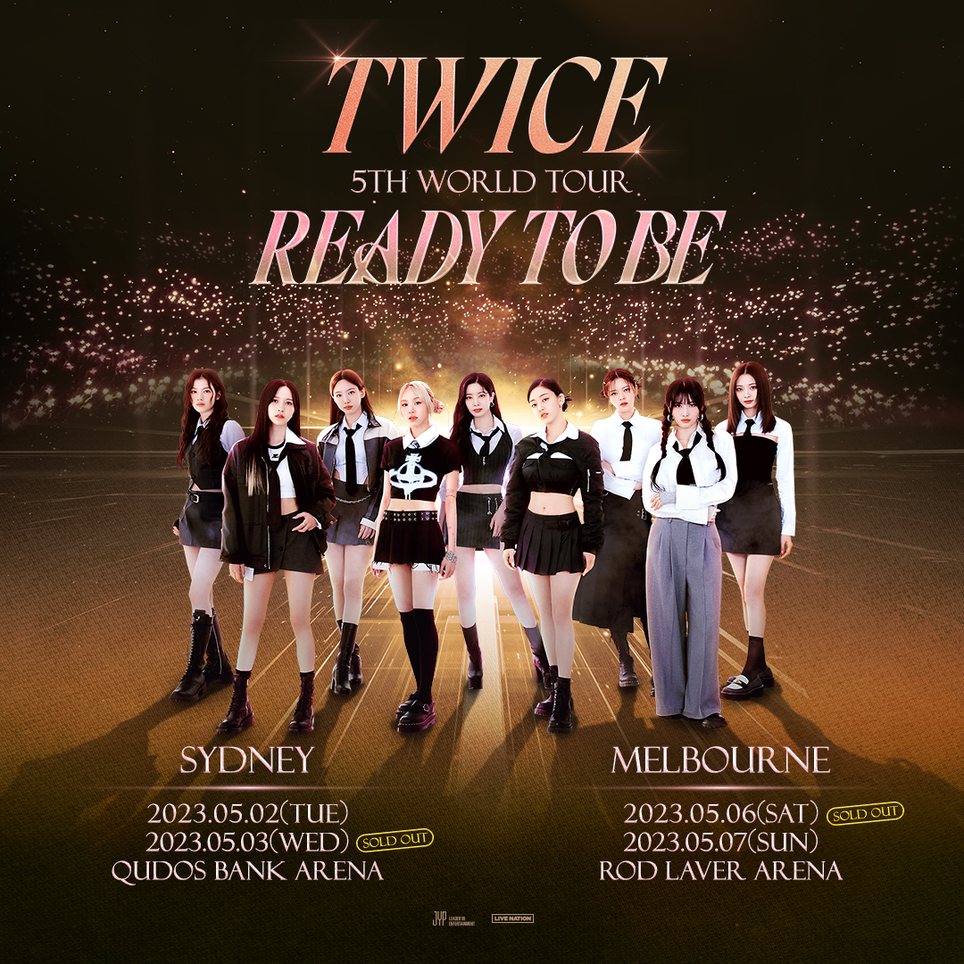TWICE THIS IS FORワールドツアー オーストラリア公演ユニフォーム