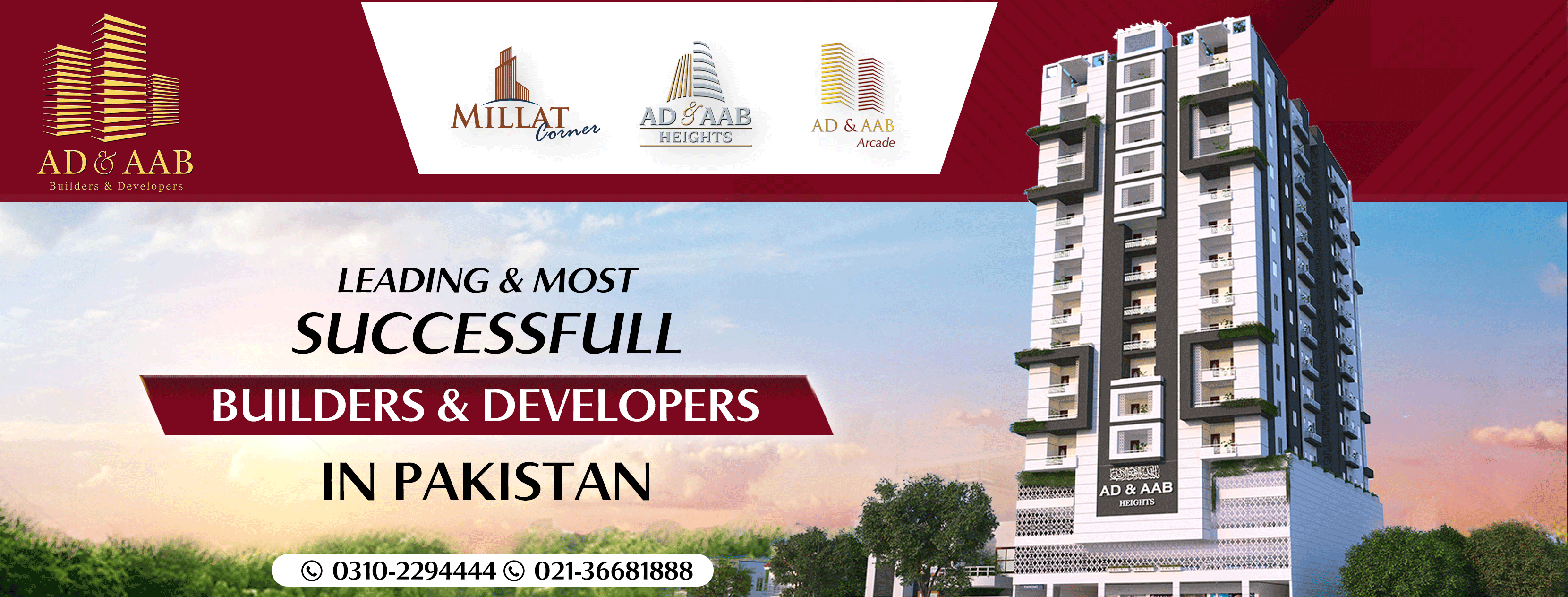 AD & AAB Builders | Karachi