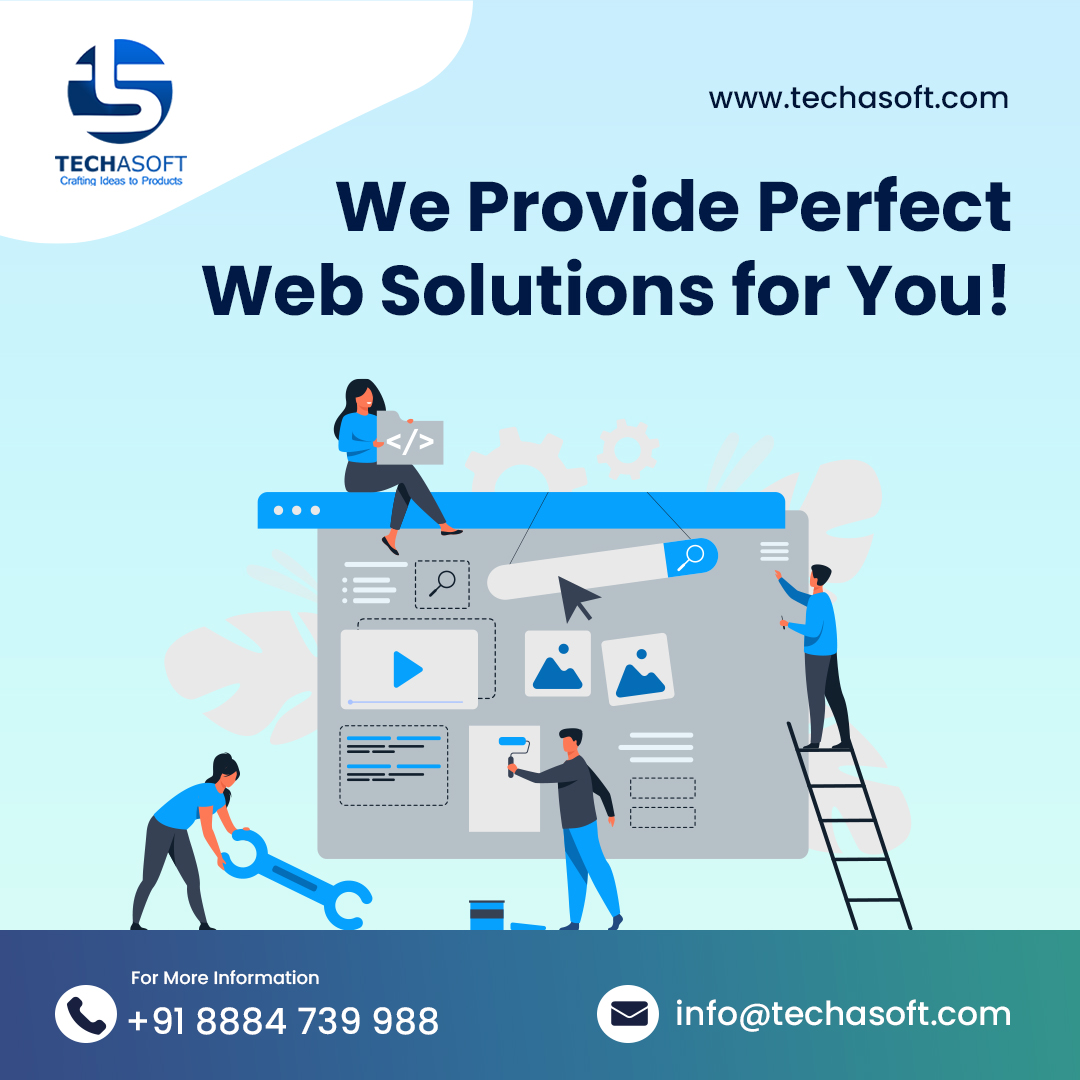 Discover the perfect web solution... - Techasoft Pvt Ltd.