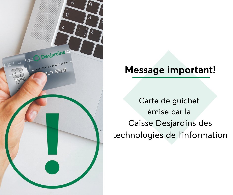 Desjardins - [⚠️ Fusion informatique pour les membres de la Caisse des ...