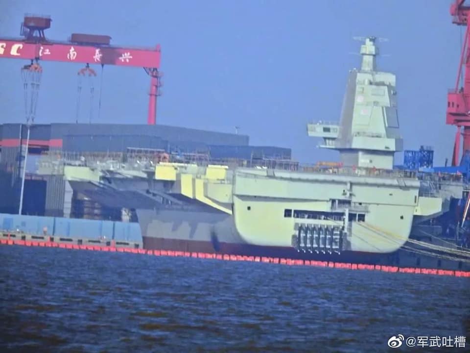 Latest update on the Type 003... - Malaysia Military Power