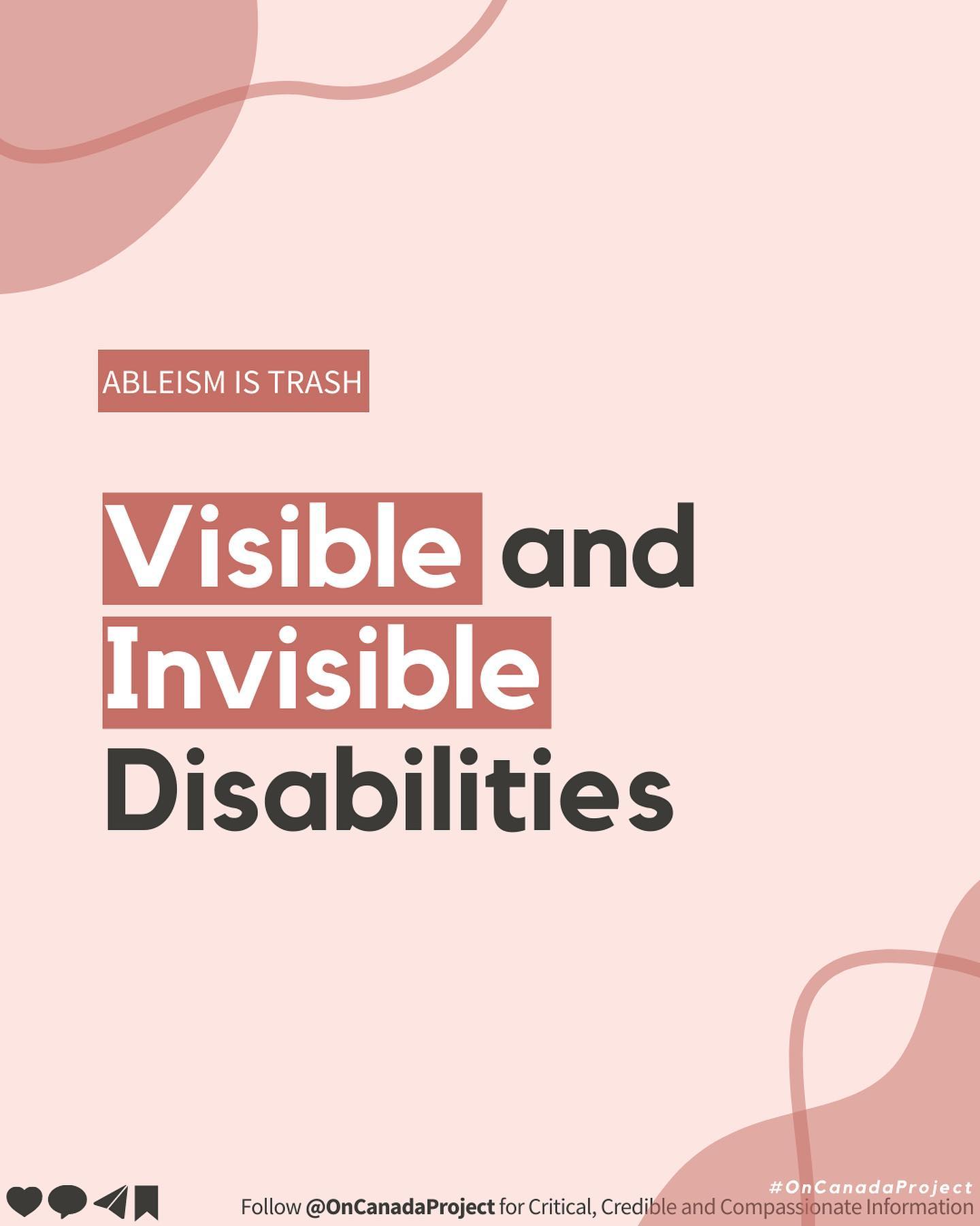 Let’s unpack visible and invisible... - On Canada Project