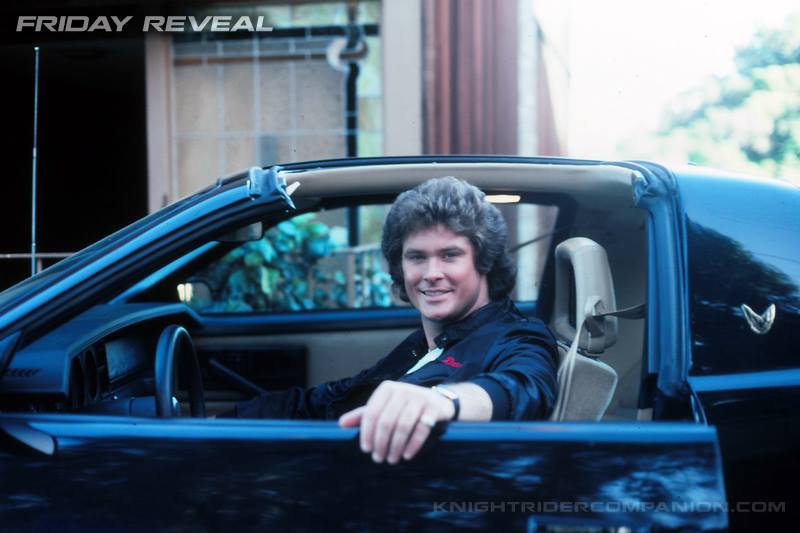 The Knight - FR - David Hasselhoff poses inside his personal Recaro ...