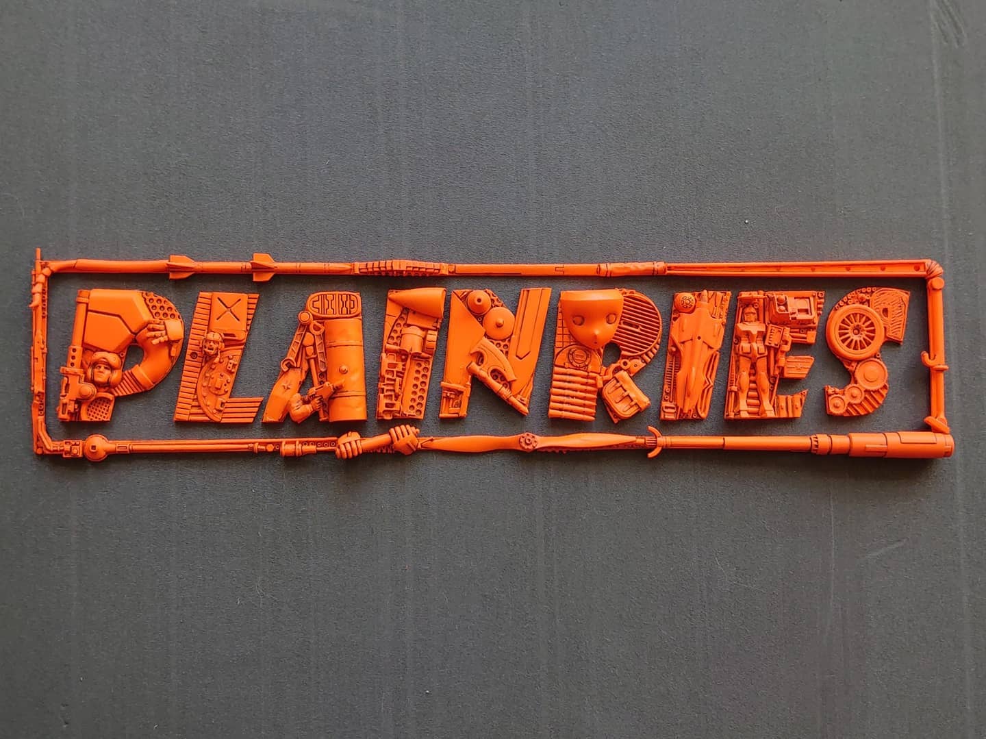 Plainries - The ultimate kitbash logo 😎. Leave a comment,... | Facebook