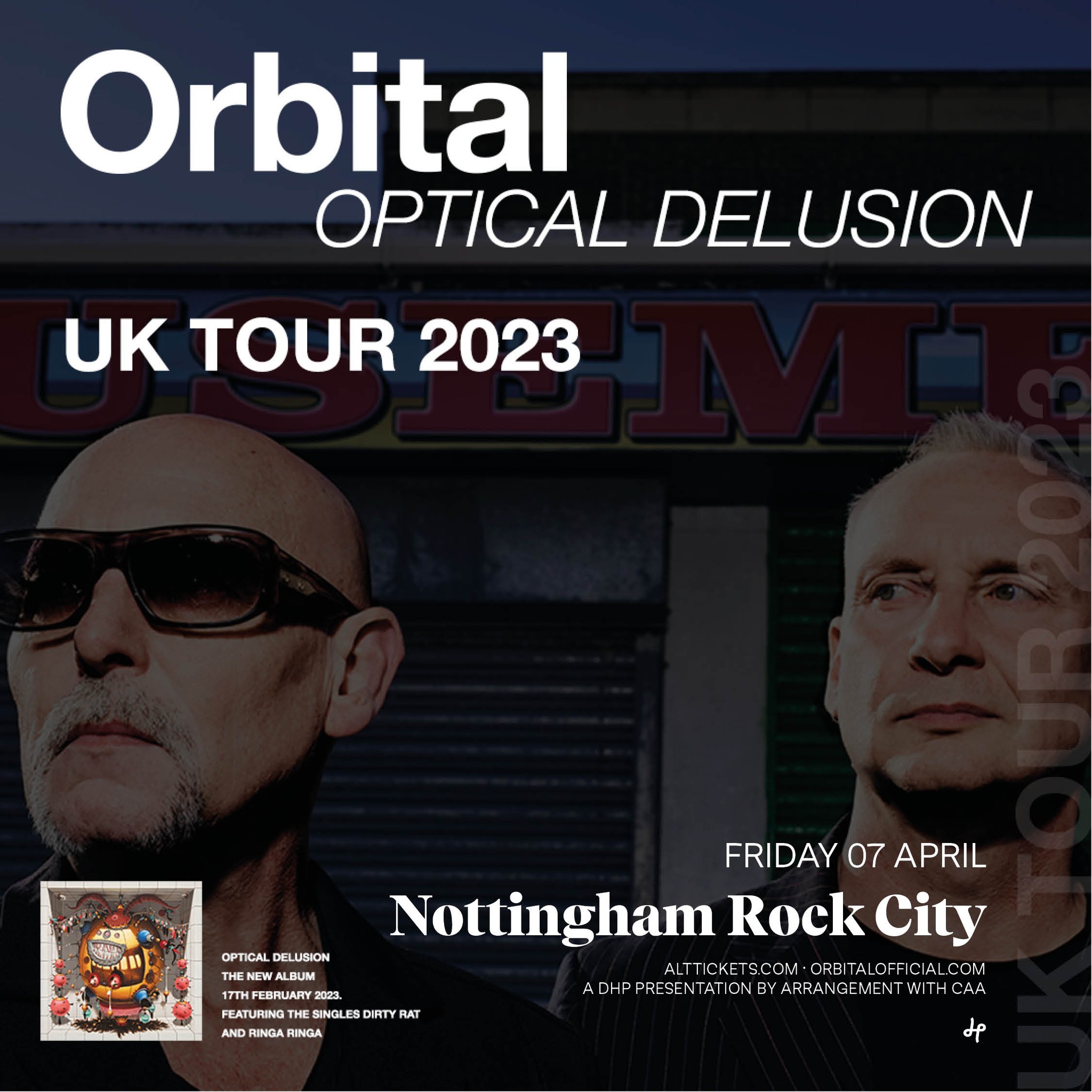 Alt Tickets - NEW/ Giants of electronic music Orbital play... | Facebook