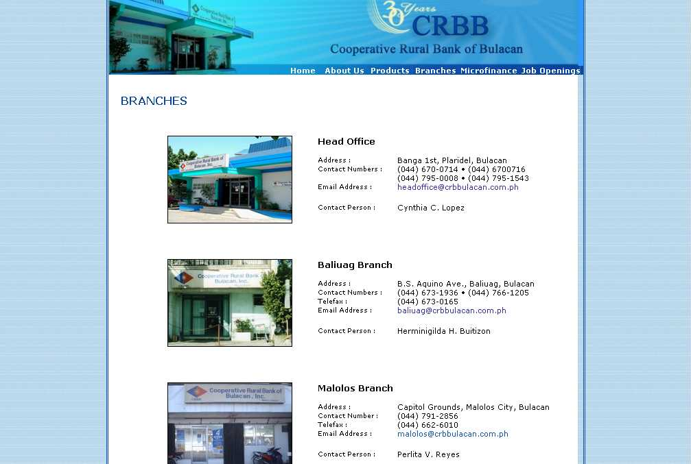 CRBB Cooperative Rural Bank of Bulacan | Plaridel