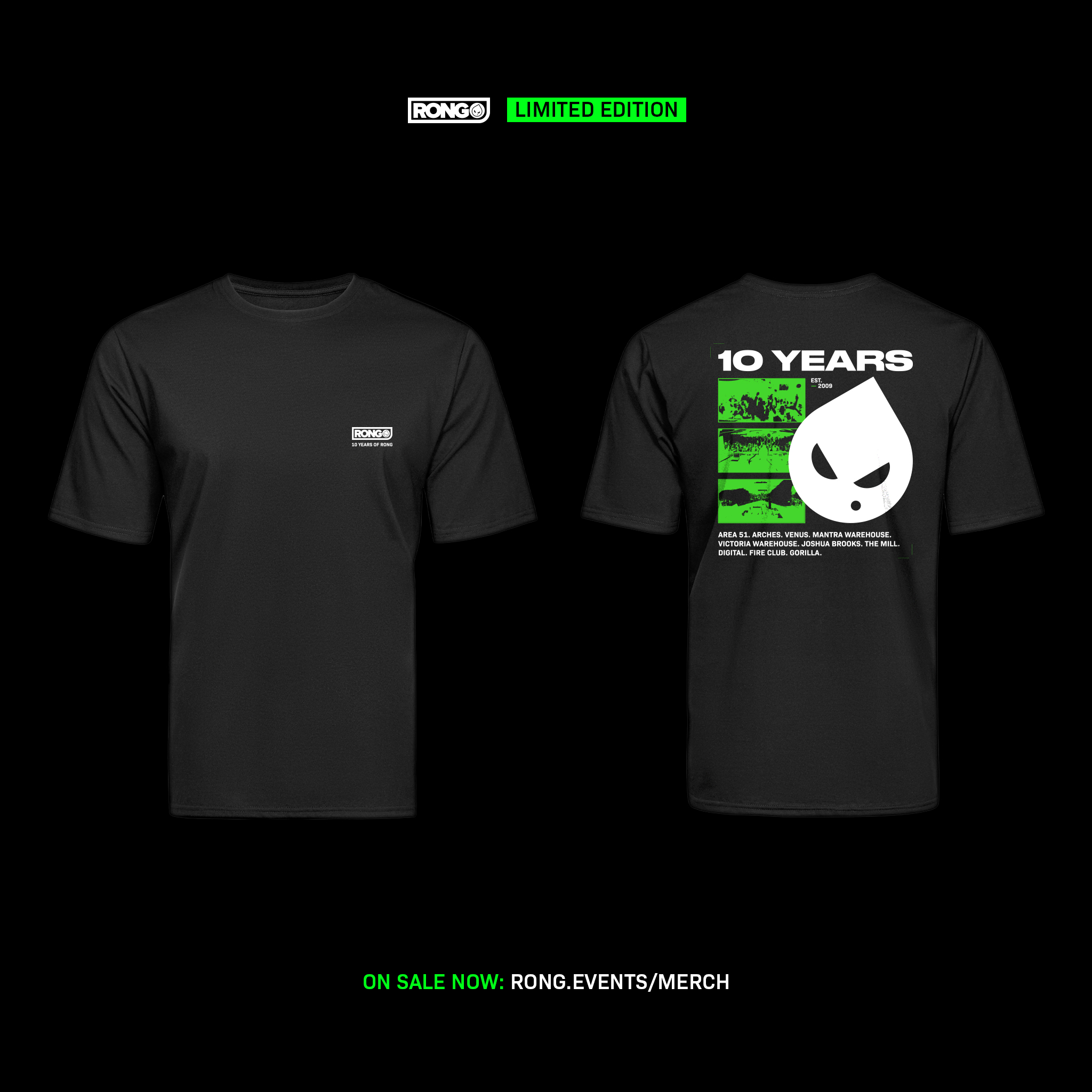 Rong Events - 10 Years Of Rong merchandise is now... | Facebook
