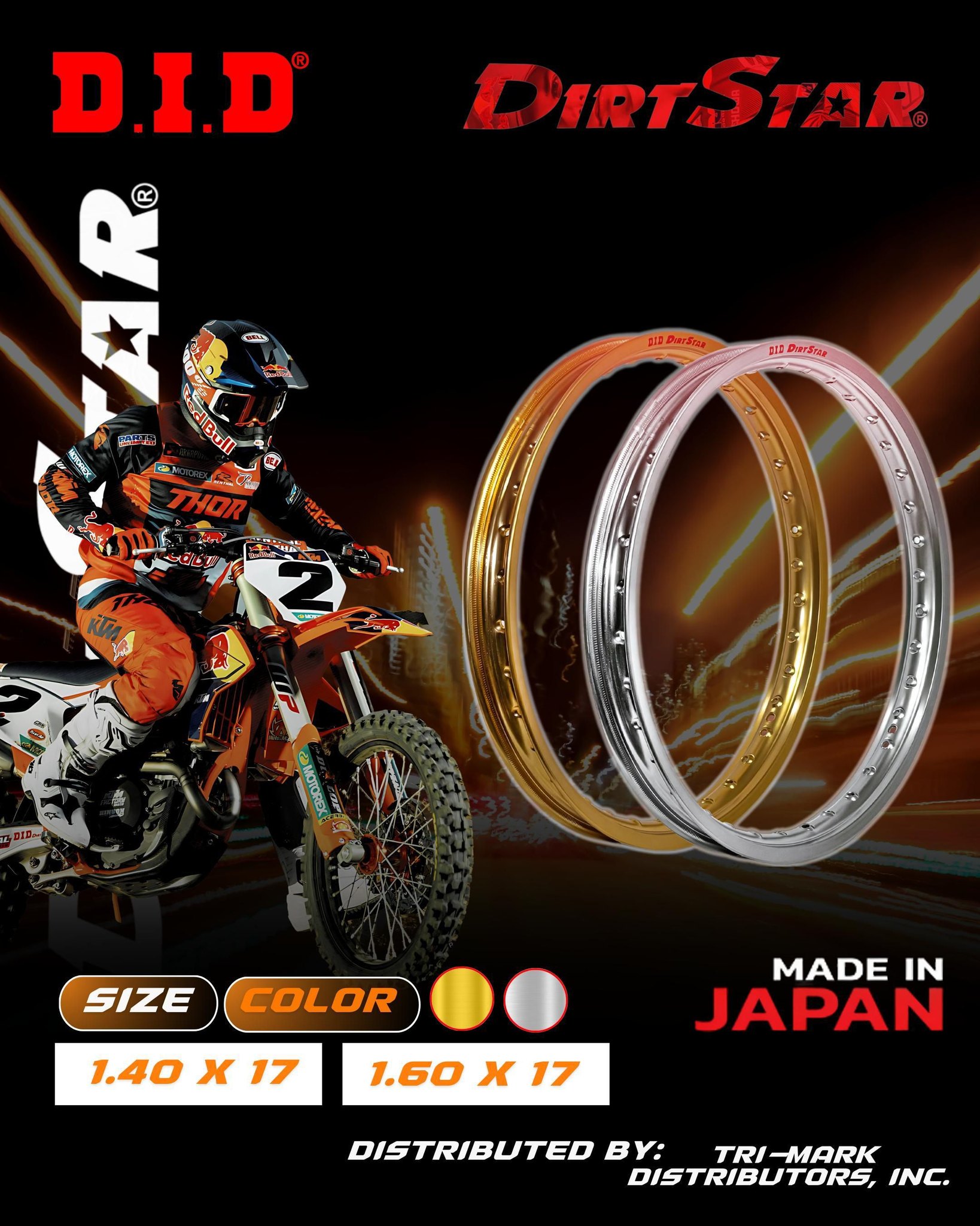 D.I.D - Experience the power of D.I.D Alloy Rim with High Durability ...