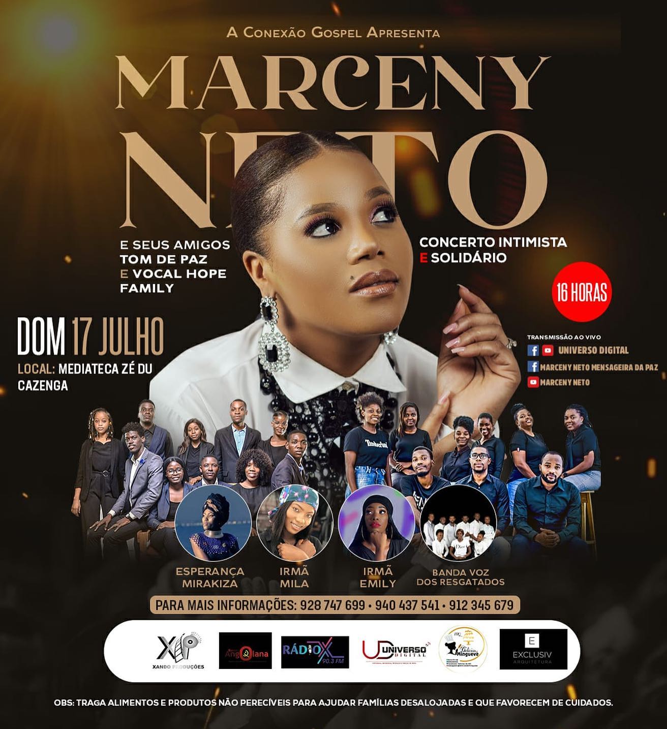 🔴 A CONEXÃO GOSPEL APRESENTA: Marceny... - Gospel Line World