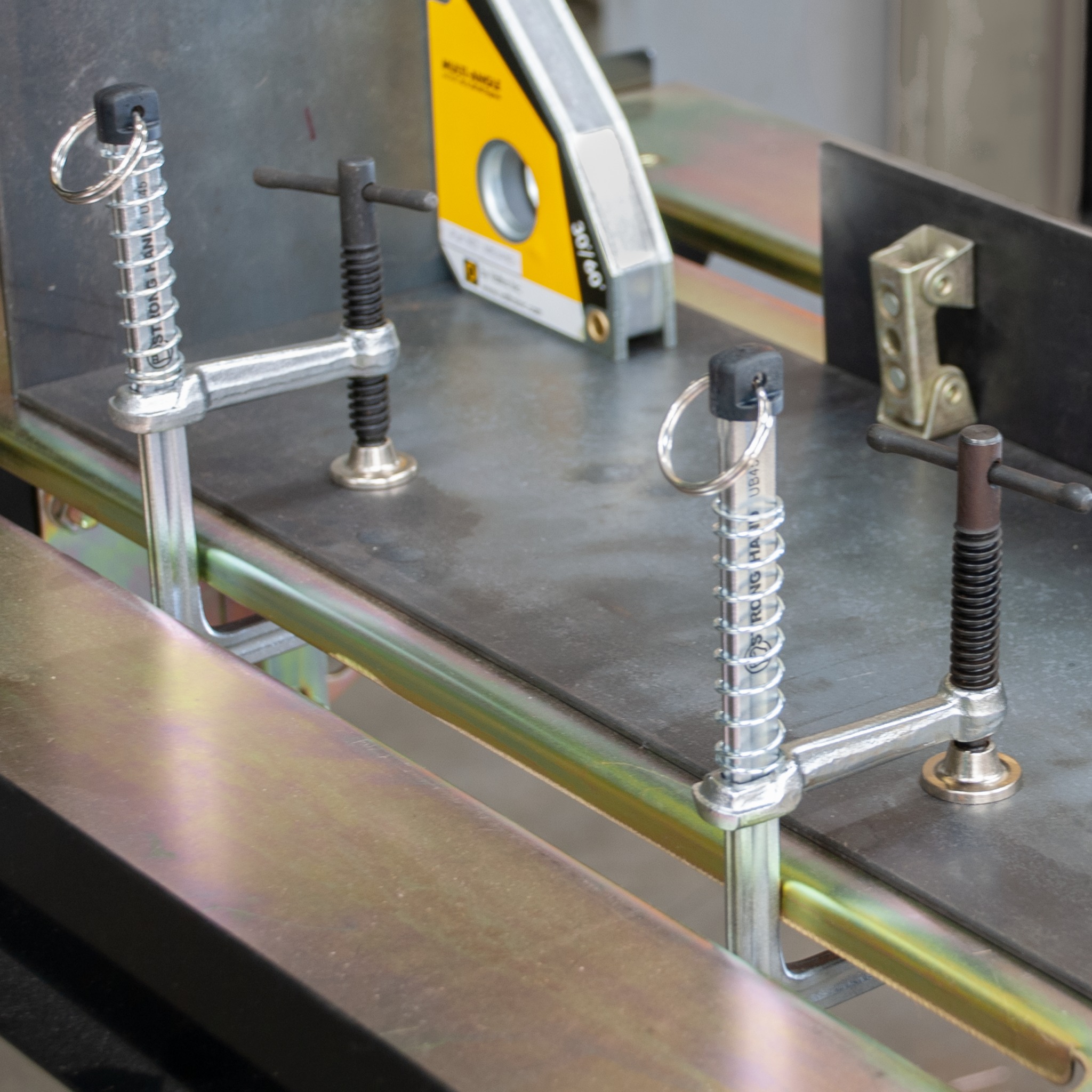 MagSpring™ Clamps are spring-loaded,... - Strong Hand Tools
