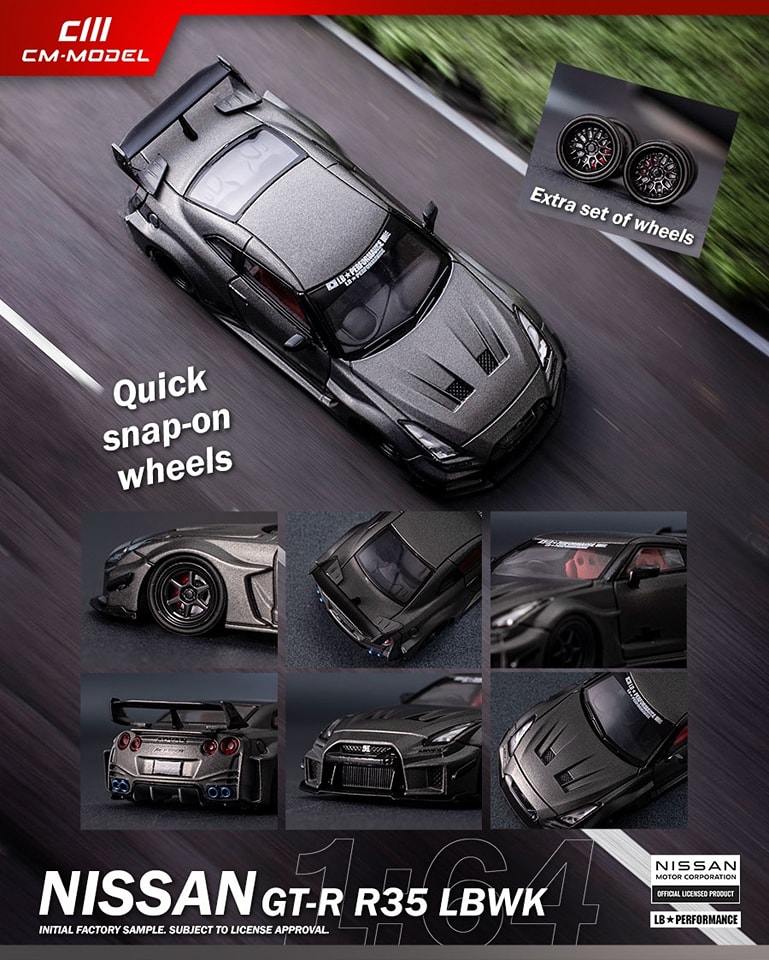 CMModel - ⭕⭕NEW RELEASE⭕⭕ 1/64 Nissan GT-R R35 LBWK... | Facebook
