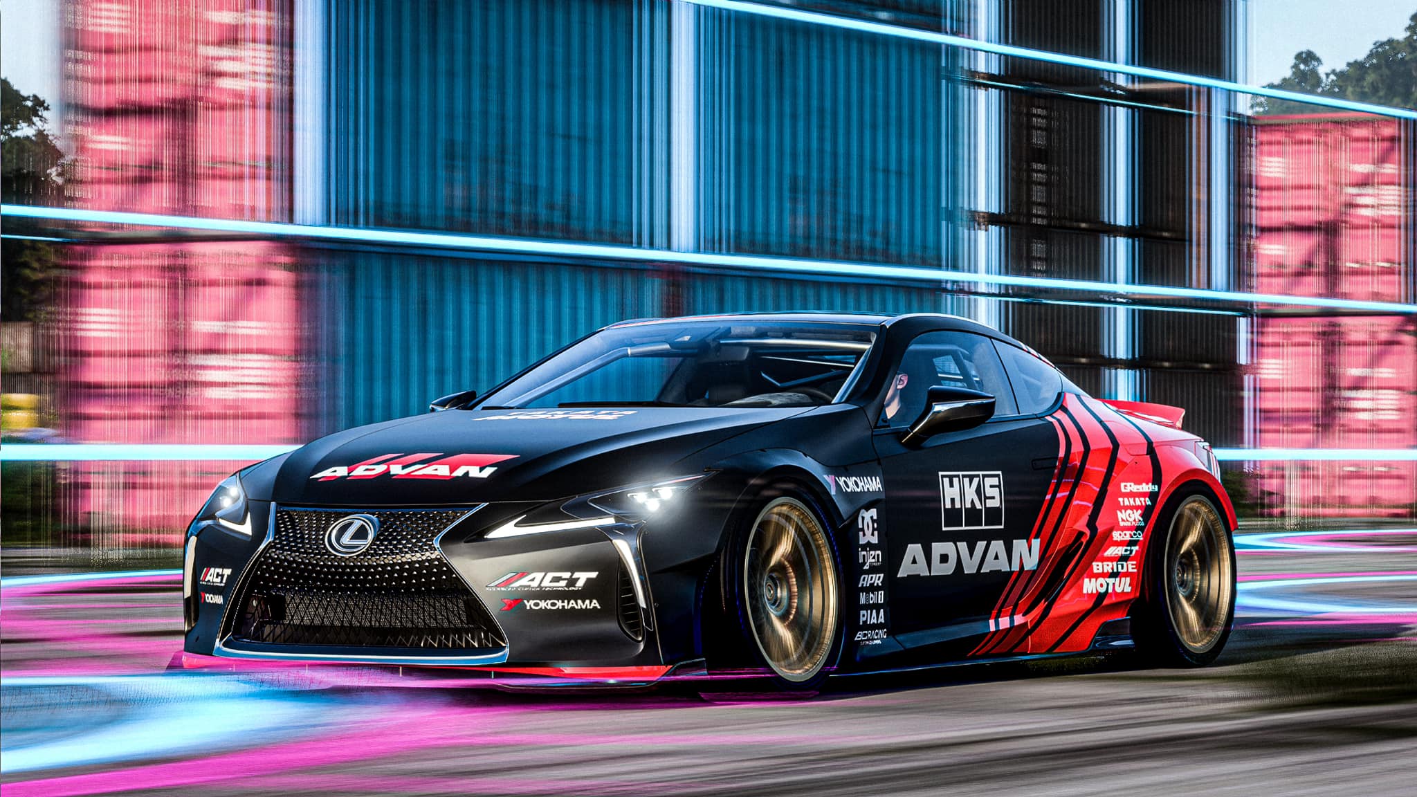 2021 Lexus LC 500 livery design for Forza