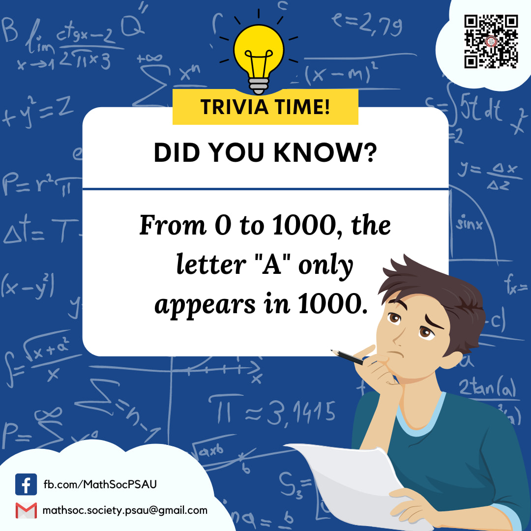 Happy Tuesday, MATHalinos! It... - PSAU Mathematics Society