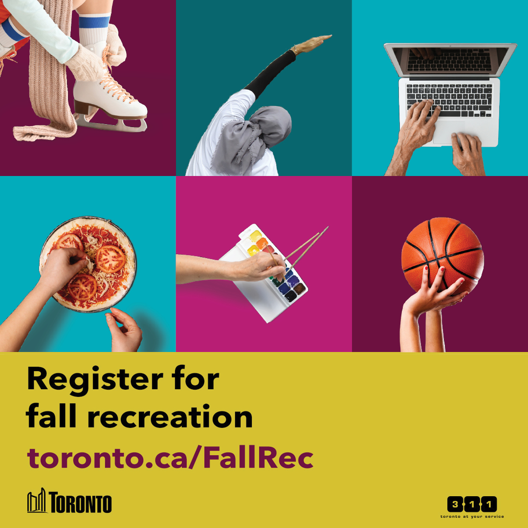 City of Toronto - Fall recreation listings are now online.... | Facebook