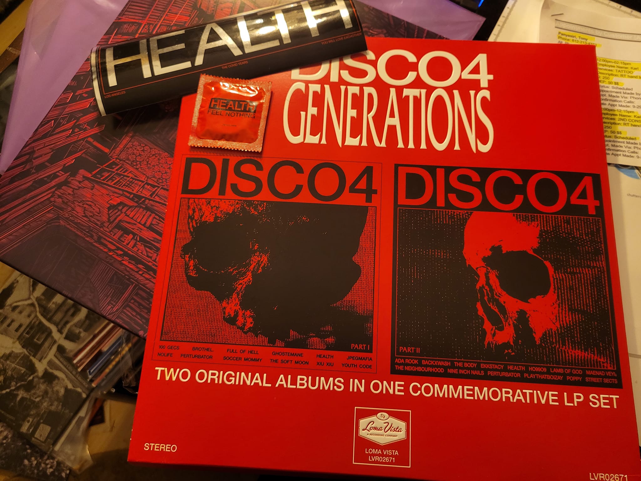 HEALTH 『DISCO4 :: Part I』 LP レコード NIN HEALTH - DISCO 4 Part