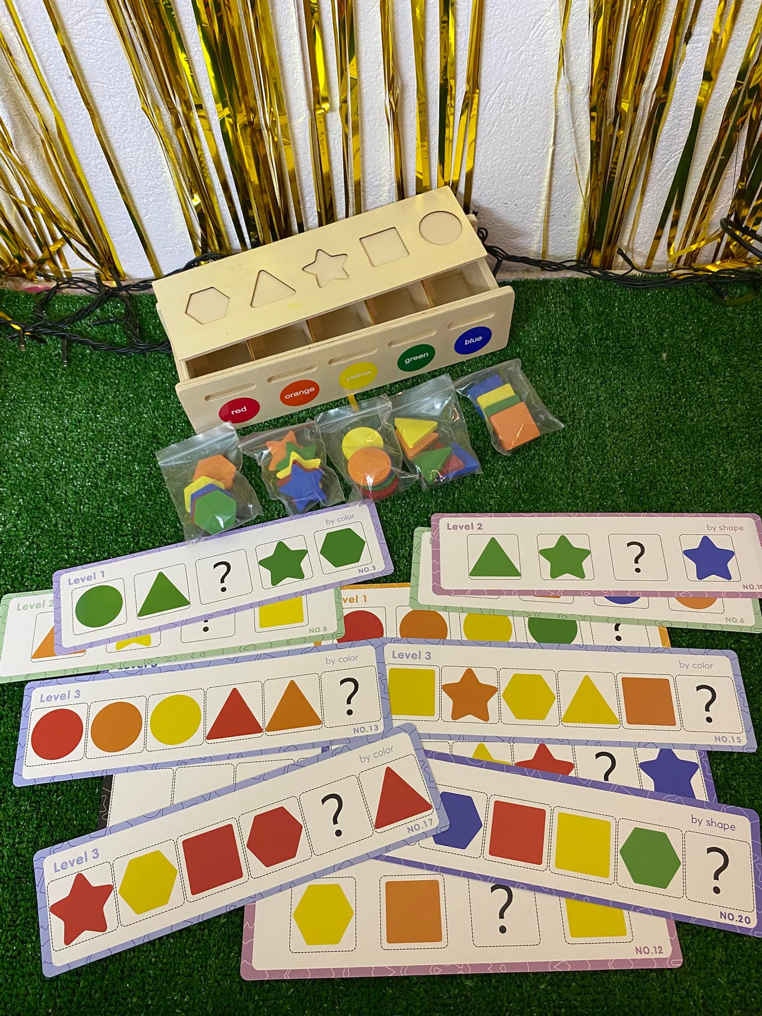 Jeu D'équilibre Montessori Avec Dés Et Cylindres Colorés – Dès 3 Ans, Jouet éducatif En Famille