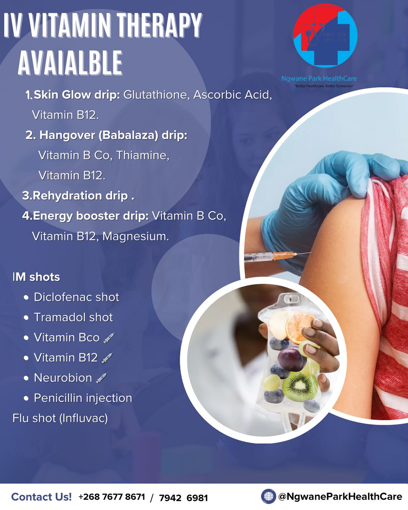 VitaFuzion is a medical IV drip tailored to your specific needs. It will leave you feeling fresh and rejuvenated. VitaFuzion is now available at Dis-Chem Wellness Clinics nationwide! Speak to our Nursing