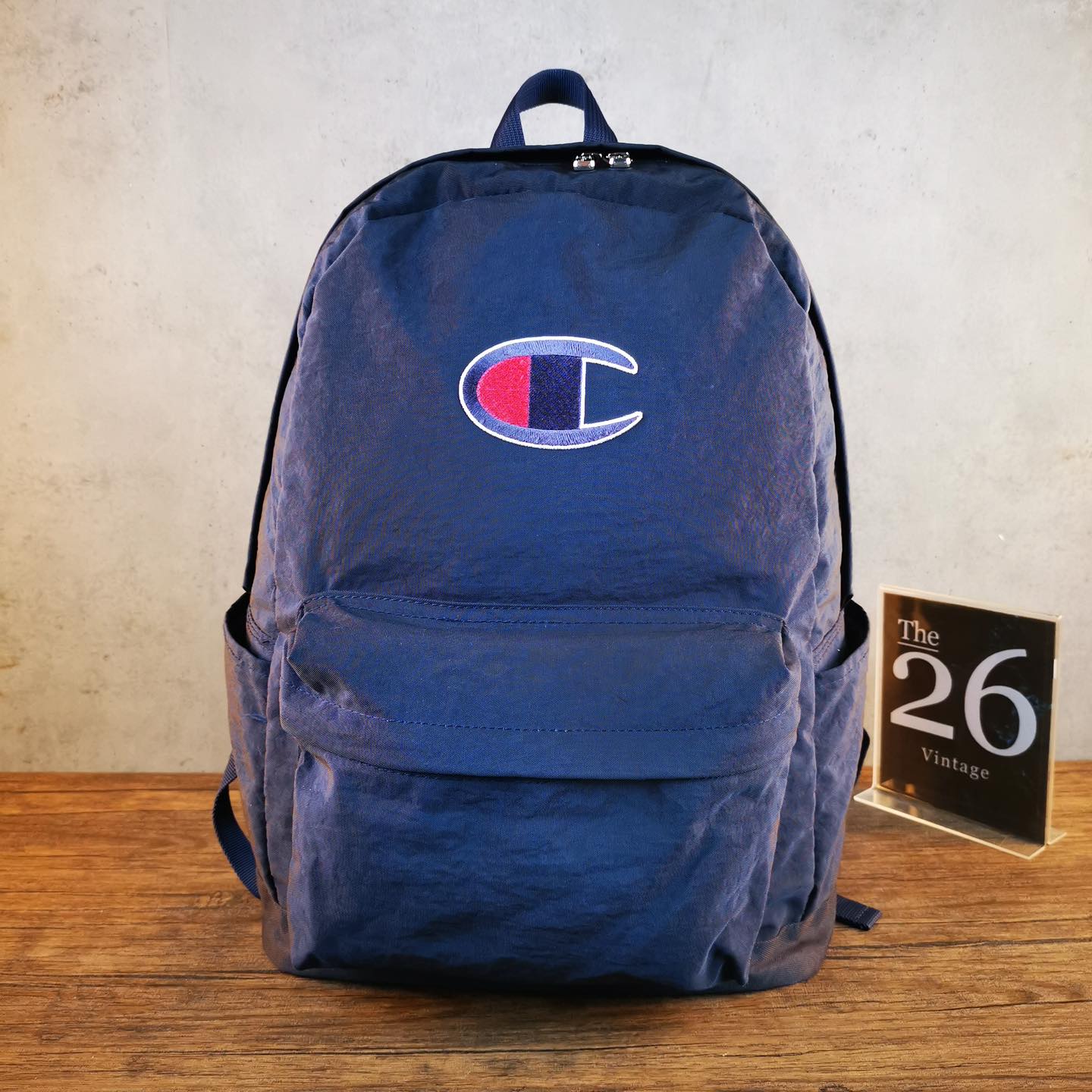 The 26 - CHAMPION.USA Ruck sack. Limited edition. เป้สีกรมท่าเข้มๆ สวย ...