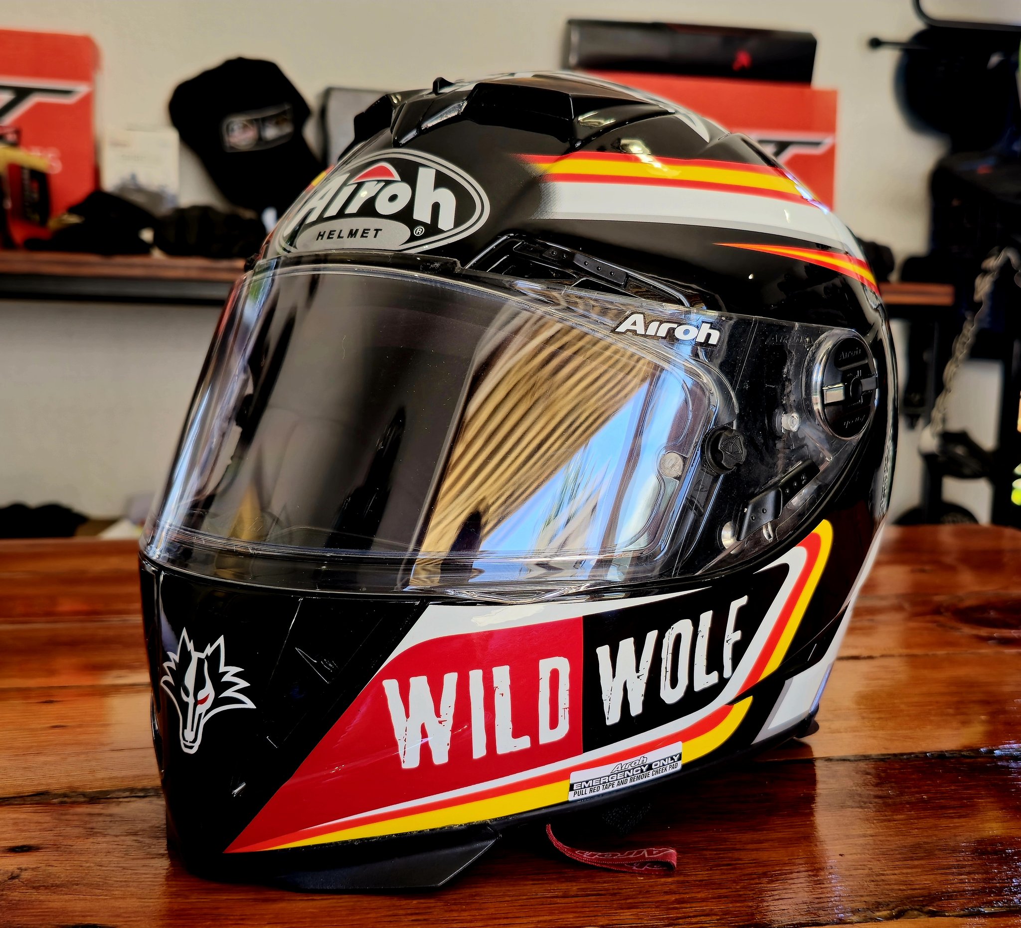 airoh gp500 rockstar helmet Medium : Buy Online at Best Price in KSA Airoh GP500 Full Face Helmet