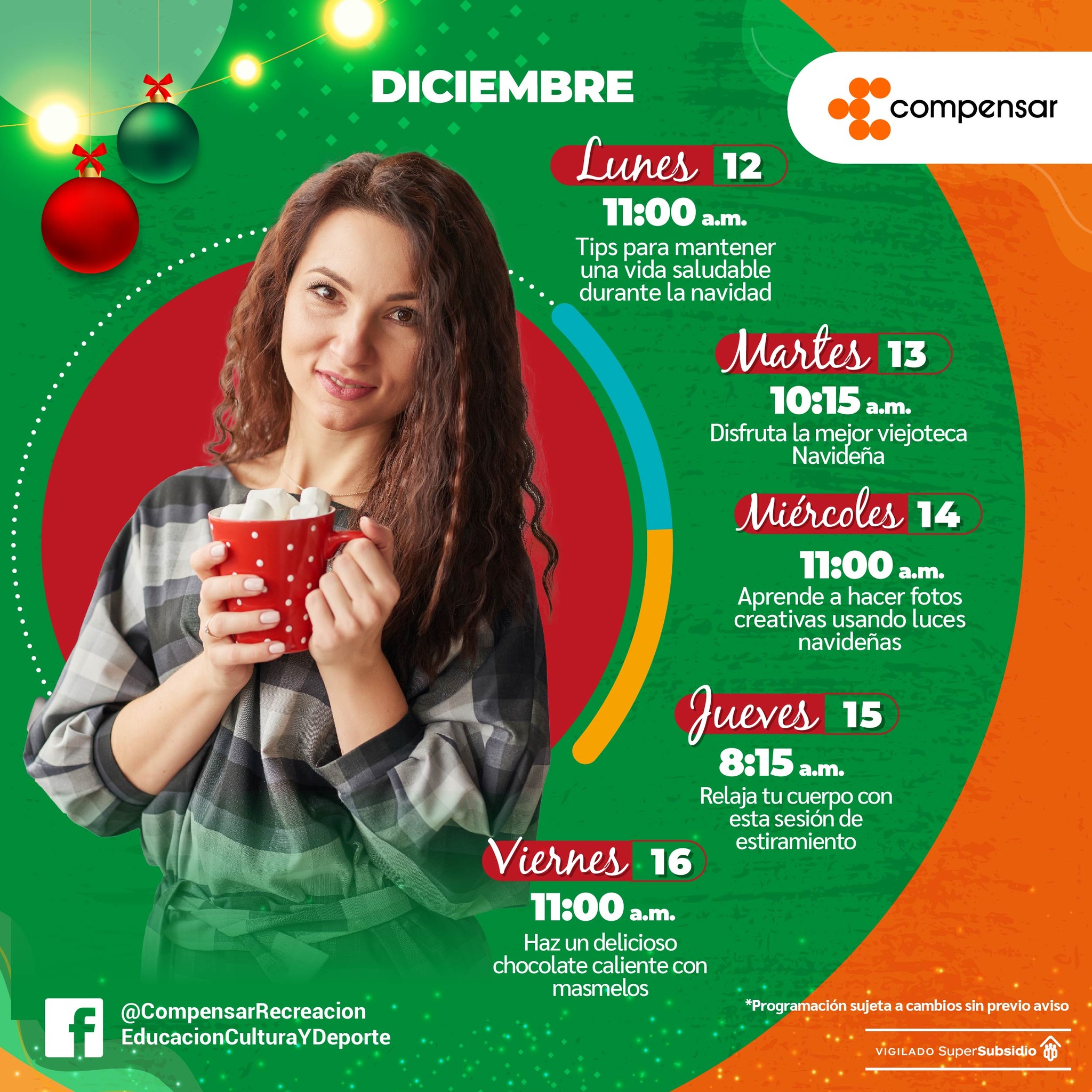 Compensar - #BienestarIntegral Acompañanos en esta semana llena de ...