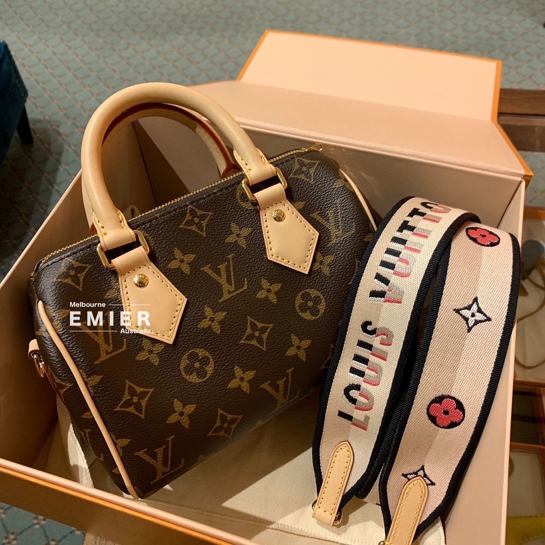 Emier - Preloved SPEEDY BANDOULIERE 20 MONOGRAM CANVAS... | Facebook