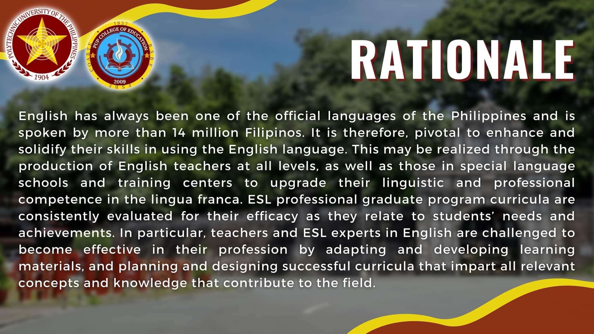 K... - PUP Master of Arts in English Language Teaching - MAELT