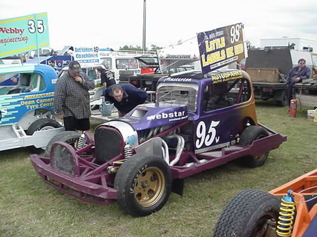N.Z. Motor Racing and Dirt Track Drivers - Clive Elliott #95 W. in the ...