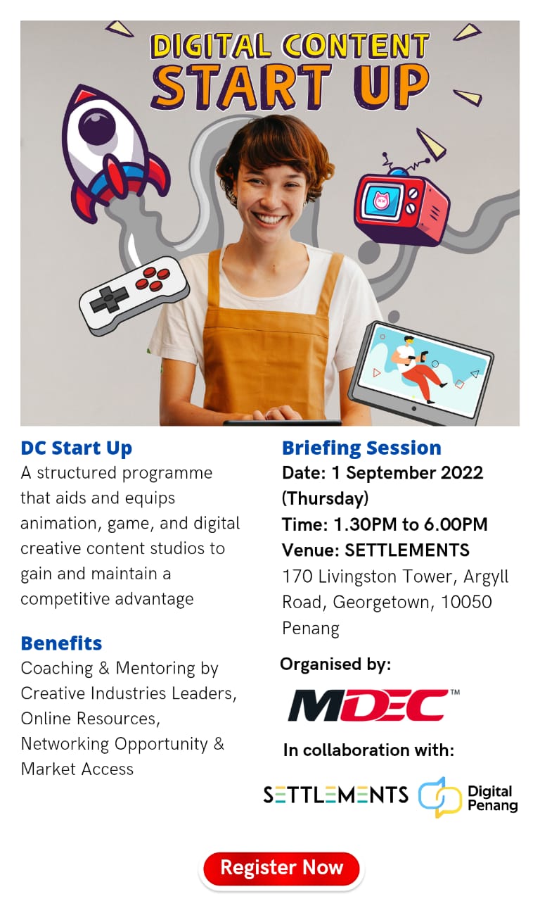 Kre8tif - MDEC proudly presents DC Start UP Program, that is happening ...