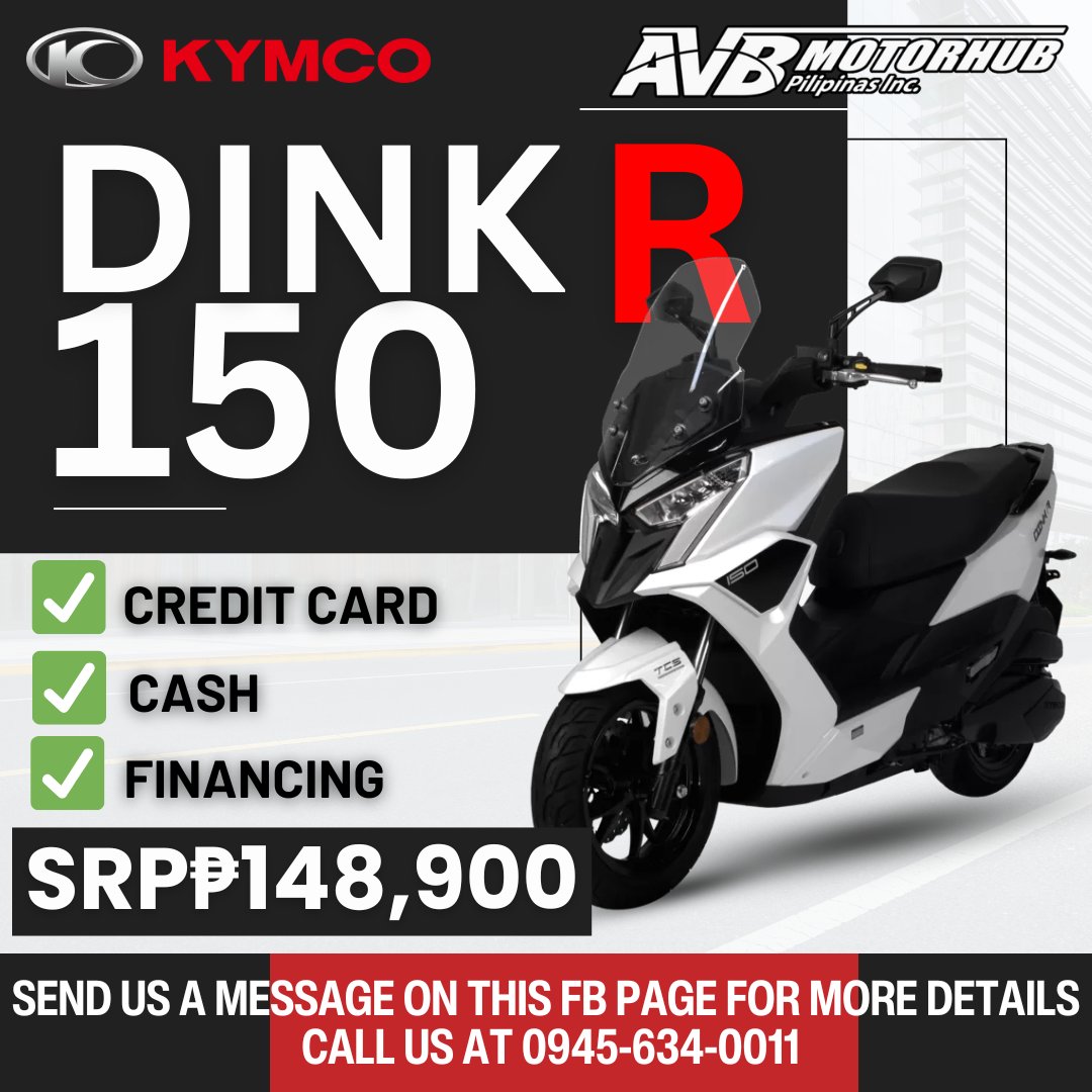 Kymco - Sleek, Smooth, and Built for Adventure 🏍️💨 The KymcoDink R 150 ...