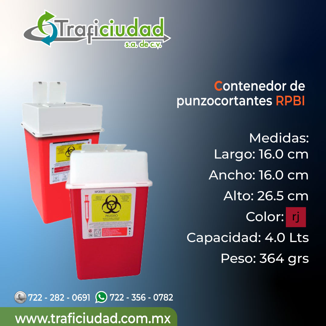 Traficiudad - El contenedor RPBI es ideal para residuos... | Facebook