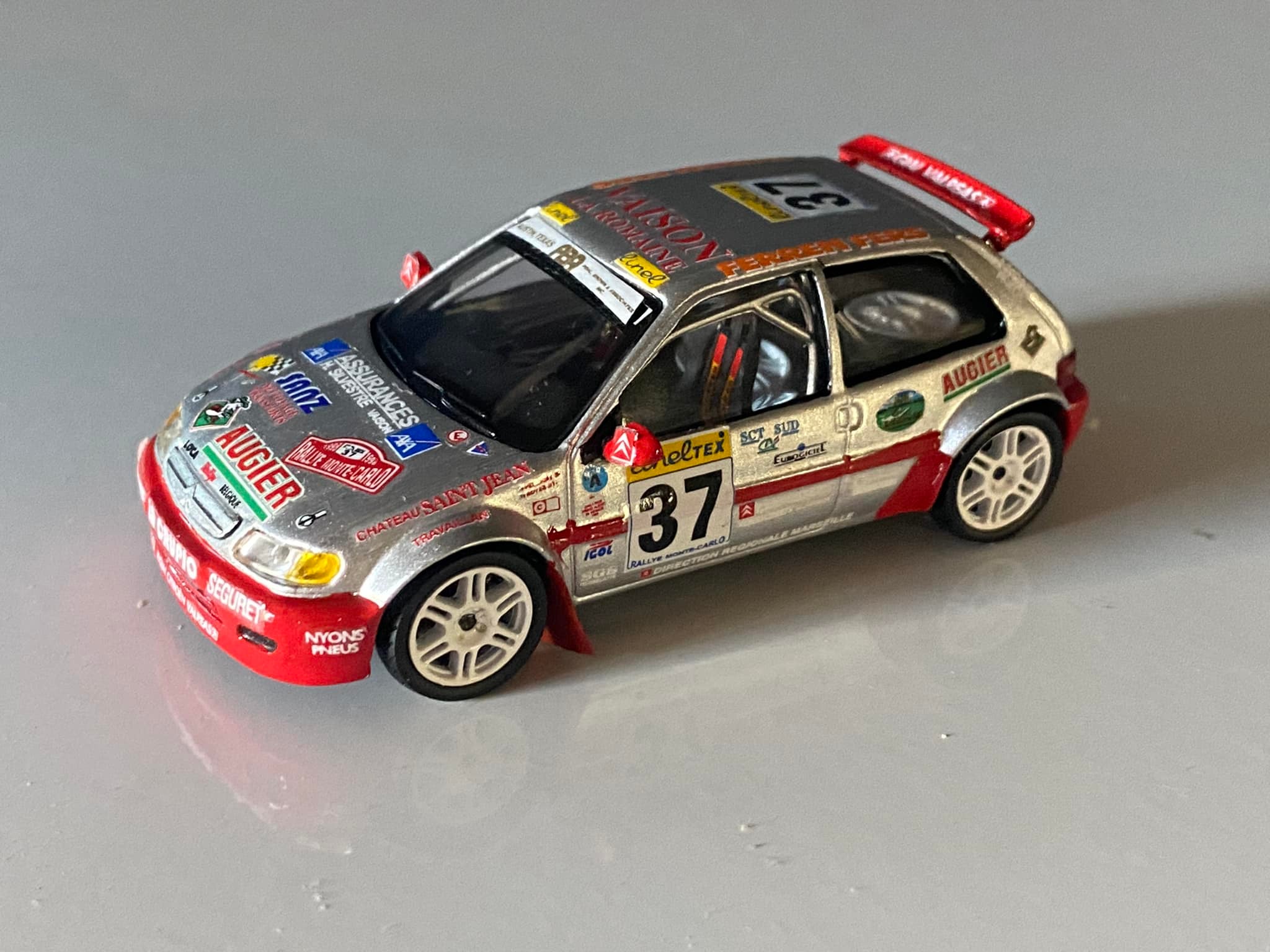 Décalcomanies 1/32 Pour Maquette Citroën Saxo Kit Car - Rallye La Rochelle 1998, Référence 0195 (neuf)