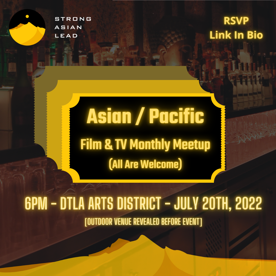 Strong Asian Lead - Next week is our monthly Strong Asian Lead meetup ...