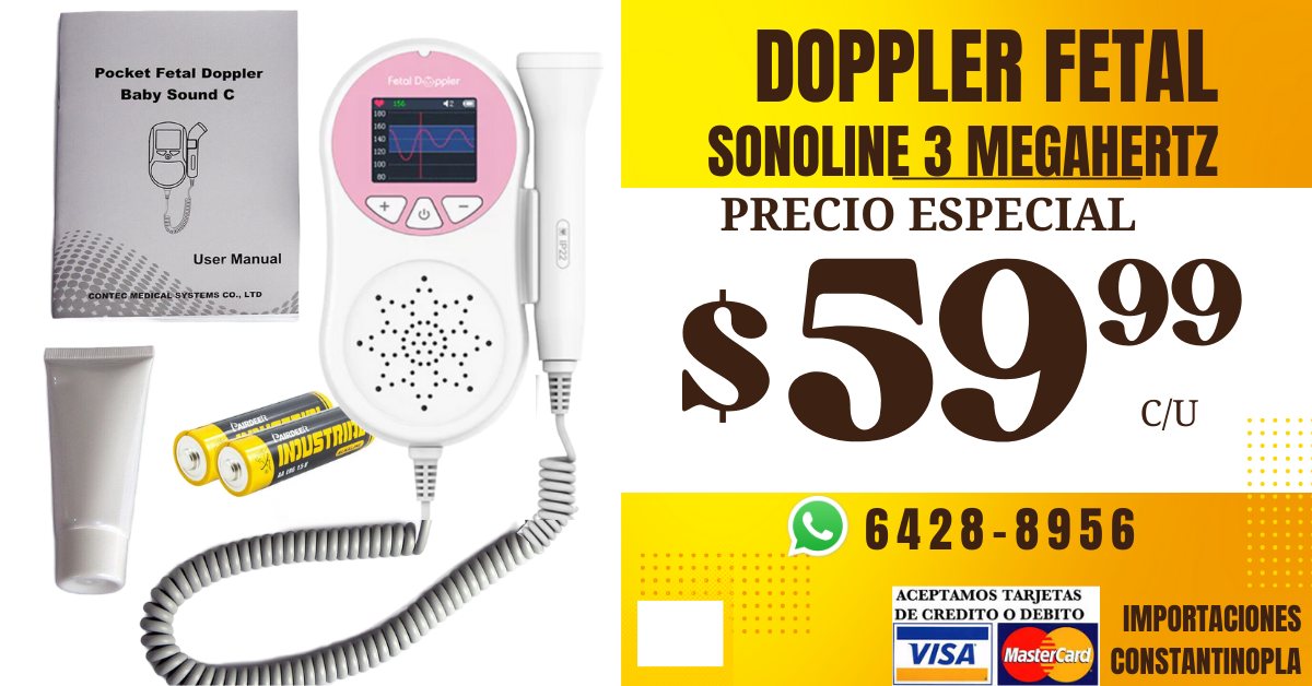 Vet - ¡OFERTA! DOPPLER FETAL NUEVO MODELO MARCA CONTEC MODELO SONOLINE ...