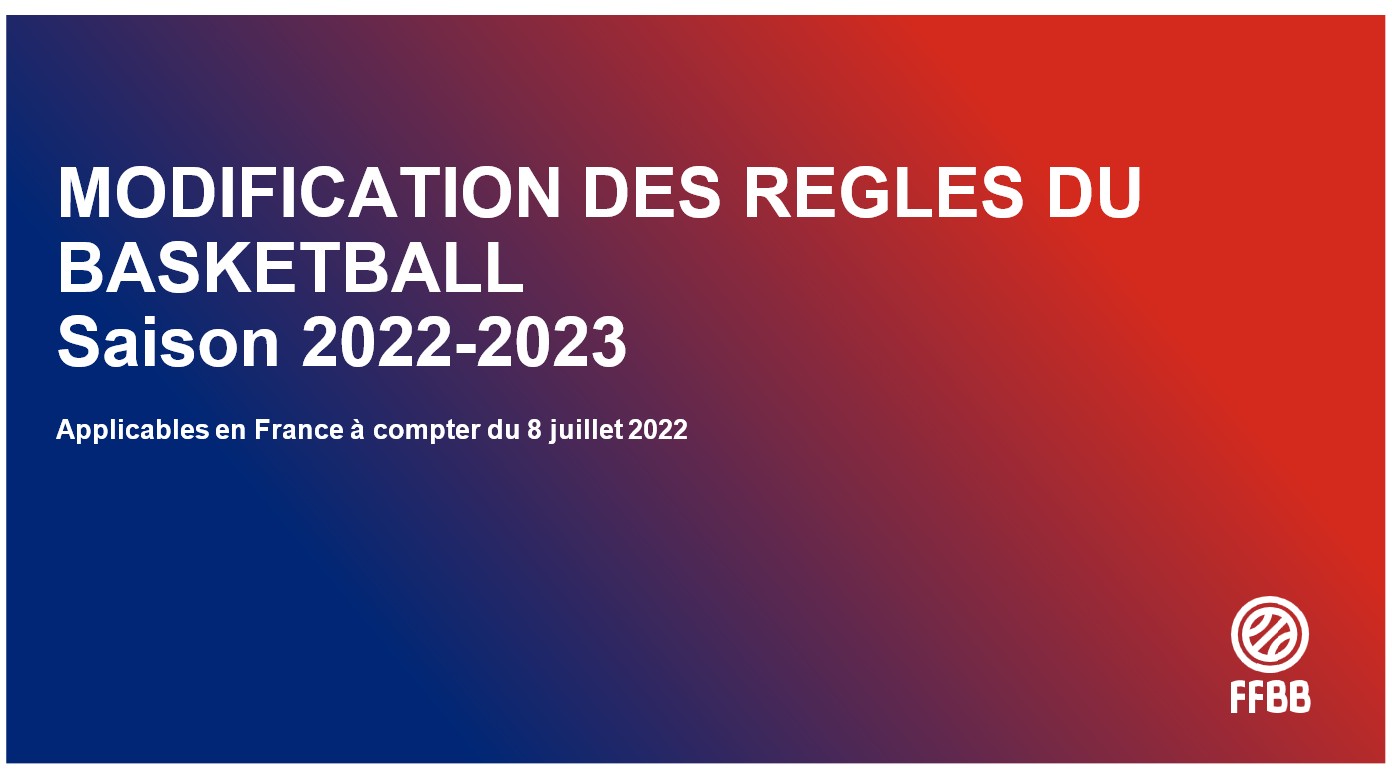 📖 MODIFICATION DES RÈGLES DU... - Vienne Basketball CD86 | Facebook