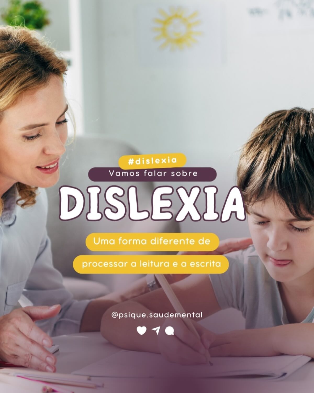 Psiquê - A dislexia é um transtorno específico de aprendizagem, de ...