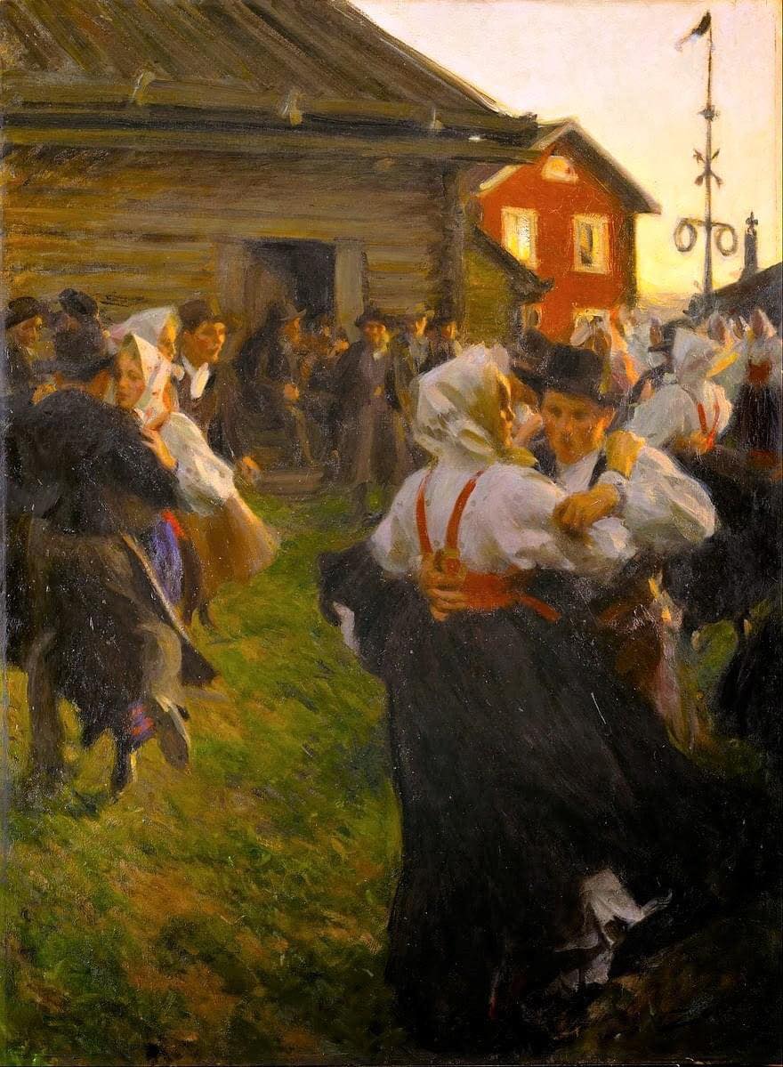 Anders Zorn (Swedish, 1860-1920) Midsummer Dance, 1897