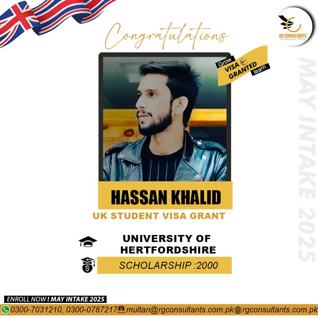 RG Consultants - Congratulations Hassan Sheikh! We're...