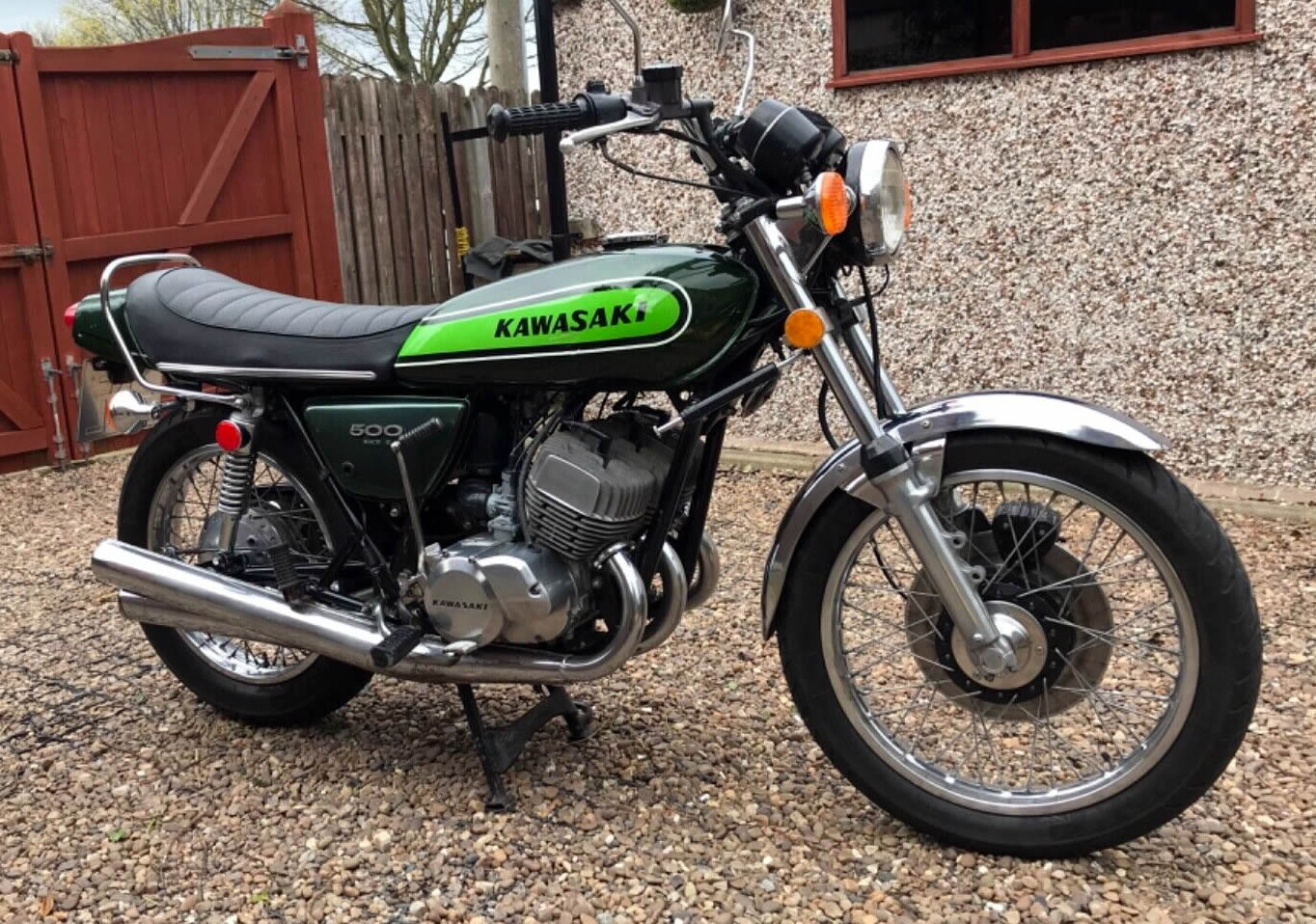 1973 kawasaki mach iii h1d motorcycle