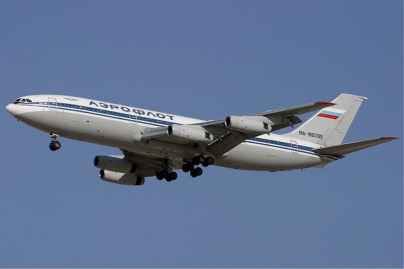 Il-96-300 RA-96007 of Aeroflot made its first flight on 24