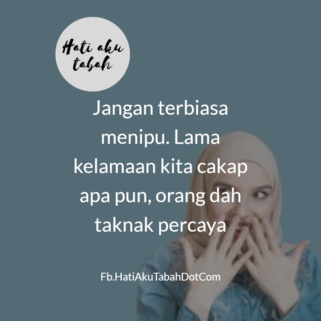 Hati Aku Tabah Jangan Biasa Menipu Facebook