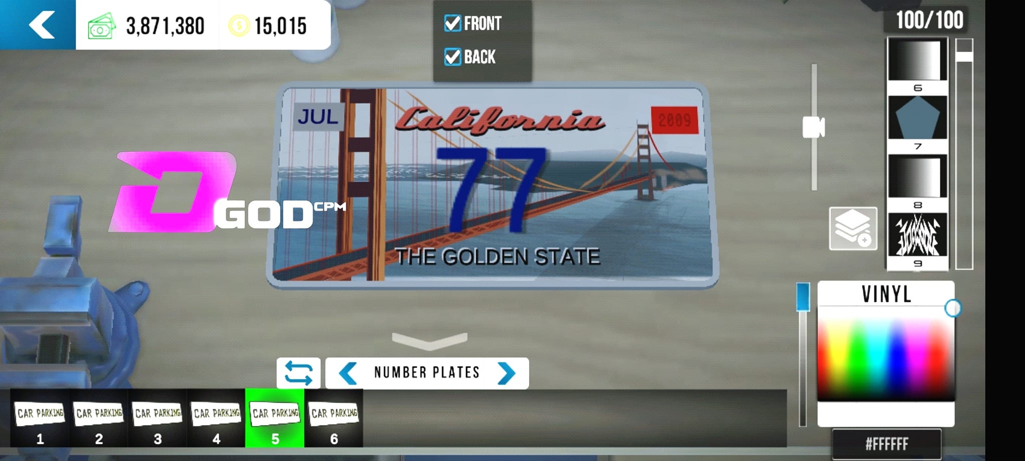 Decal God CPM - The Golden State 🌉 Underdawgs Dojo...