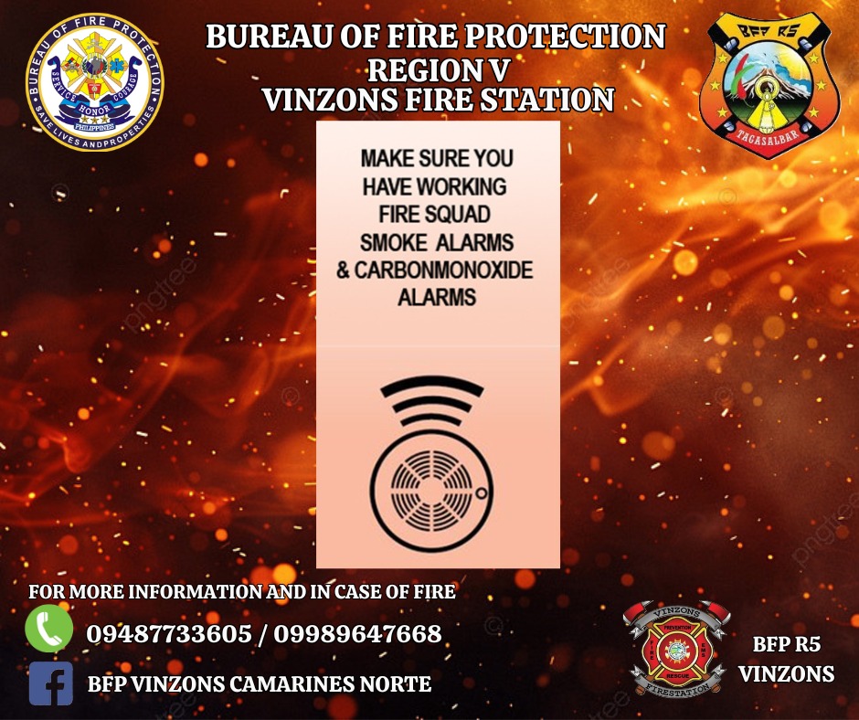 BFP R5 Vinzons - December 30, 2024 FIRE SAFETY TIPS ☎️In...