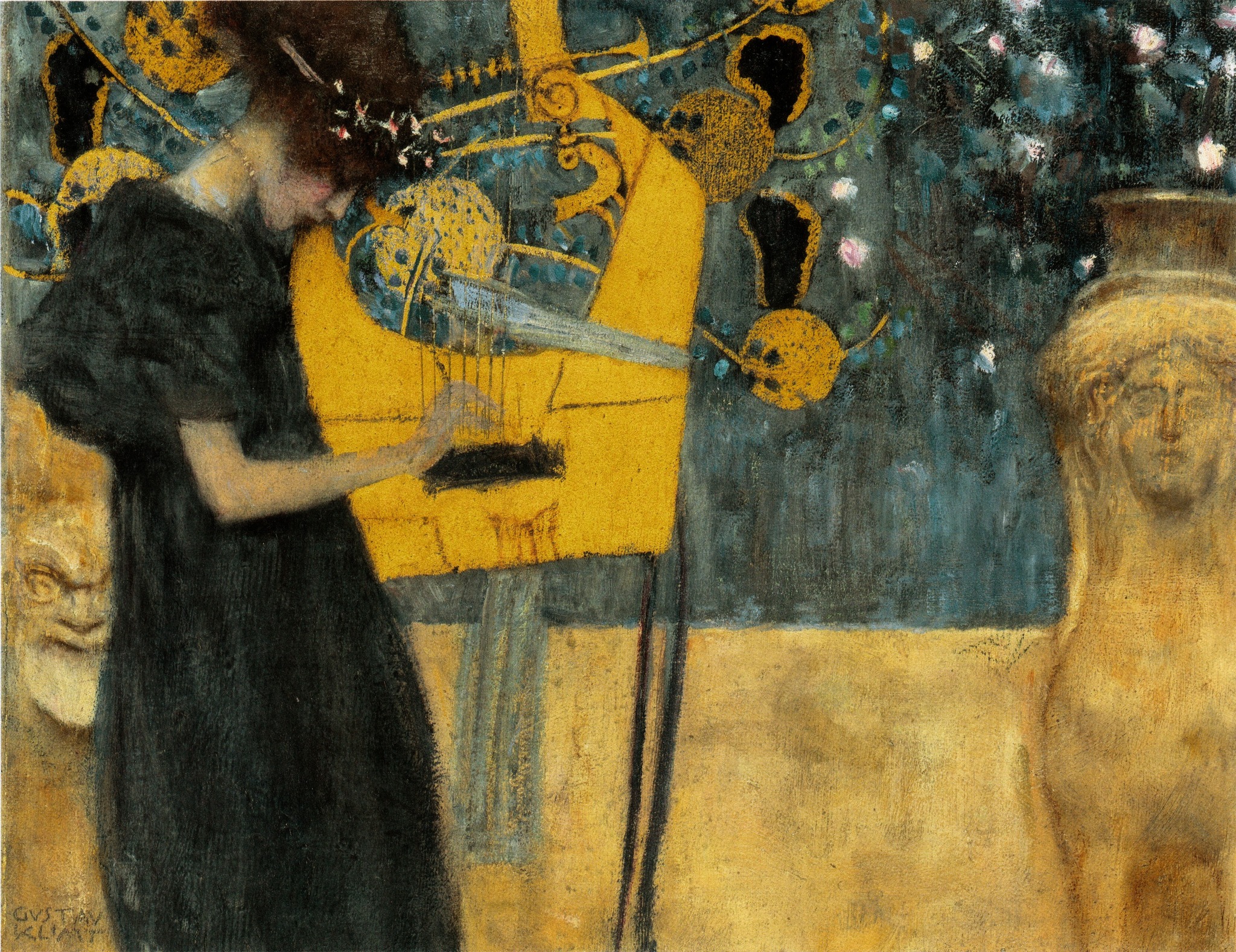 Gustav Klimt's music painting