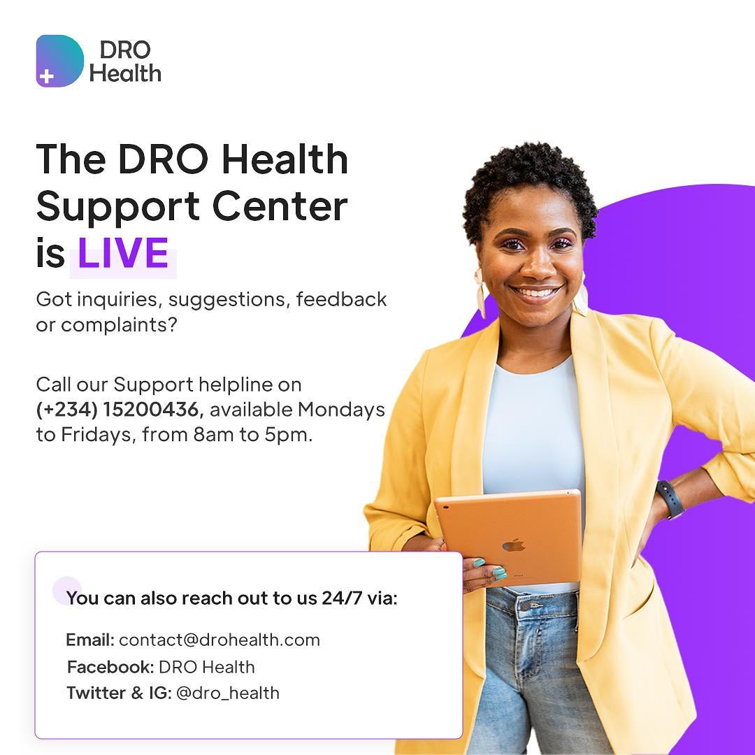 DRO Health - Our support center is LIVE! You can now... | Facebook