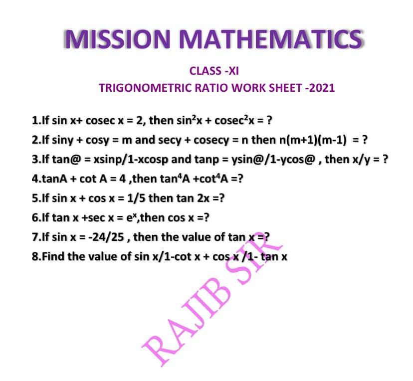Mission Mathematics