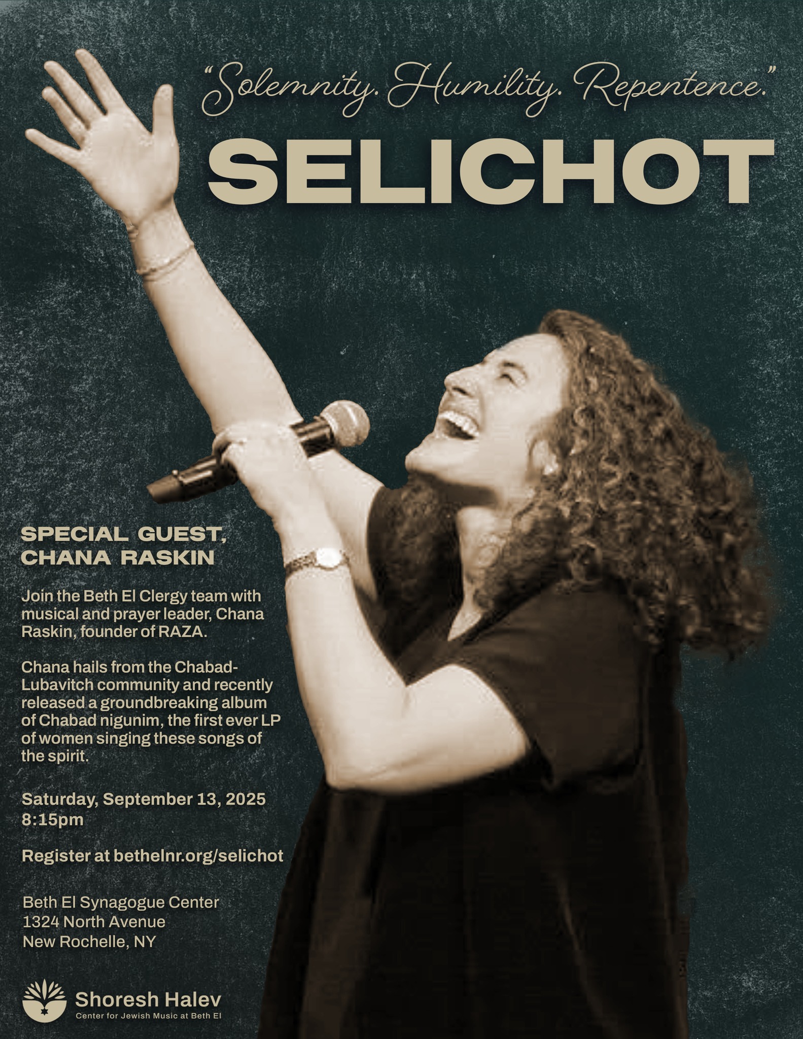 Selichot with Chana Raskin at Beth El