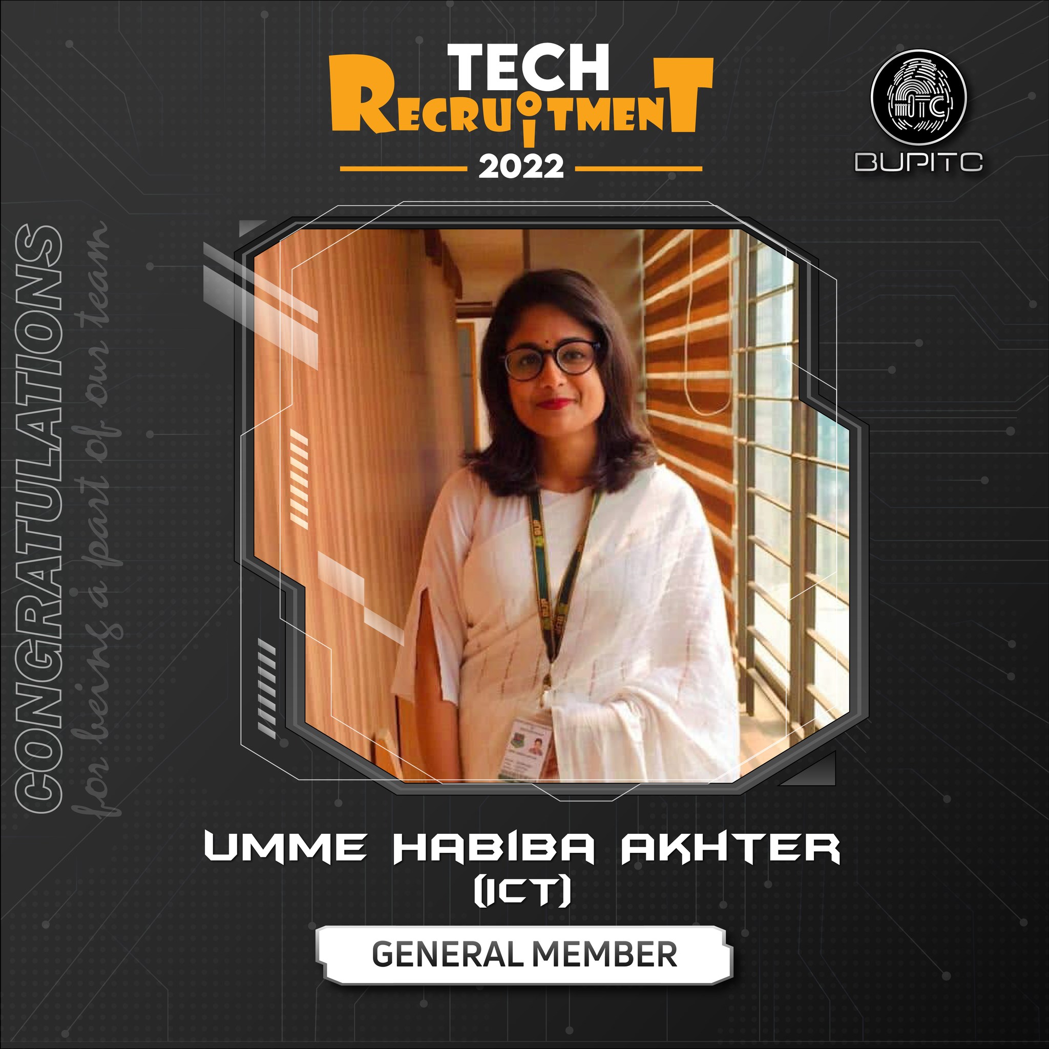 Congratulations, Tech Recruits! BUP... - BUP InfoTech Club | Facebook