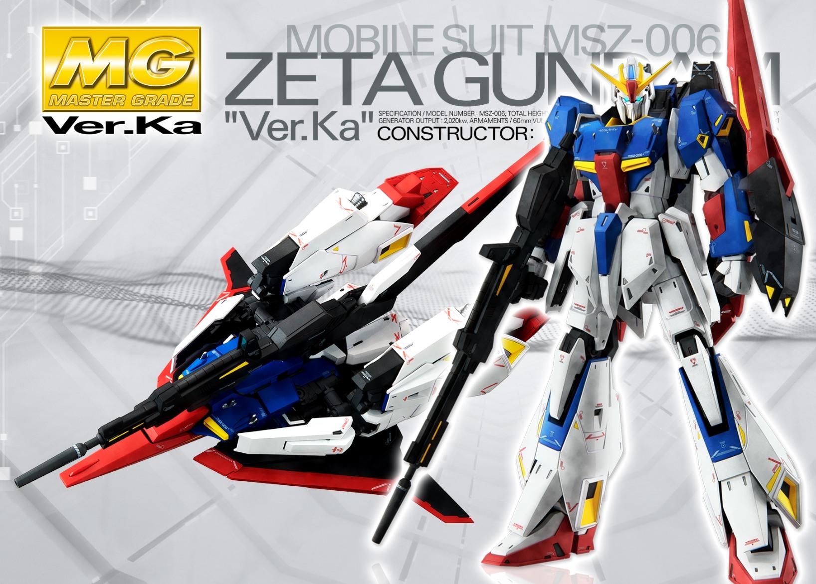 Volks 1/100 MSZ-006 Zeta Gundam