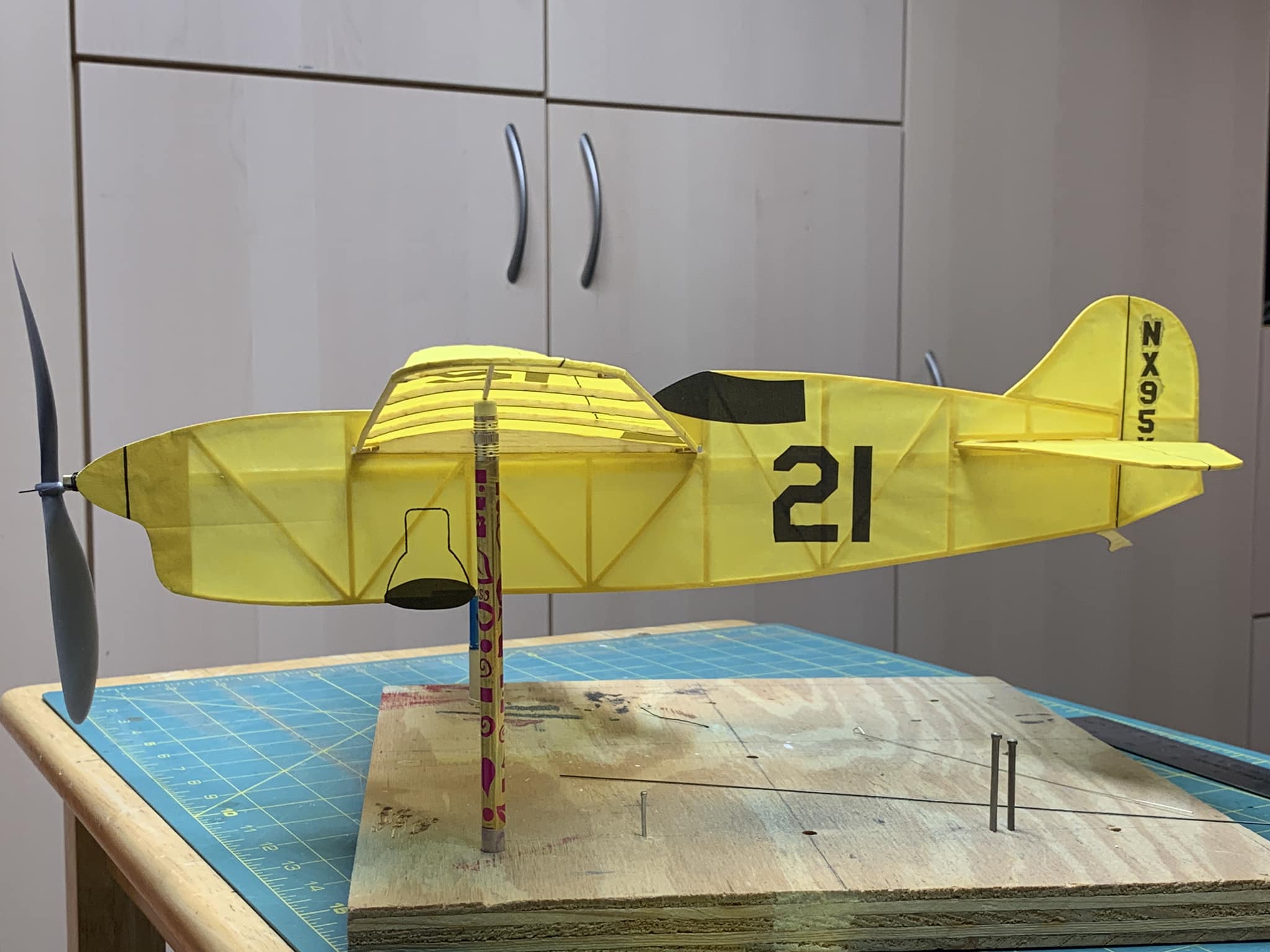 Flying Aces Club balance point at 7 inches