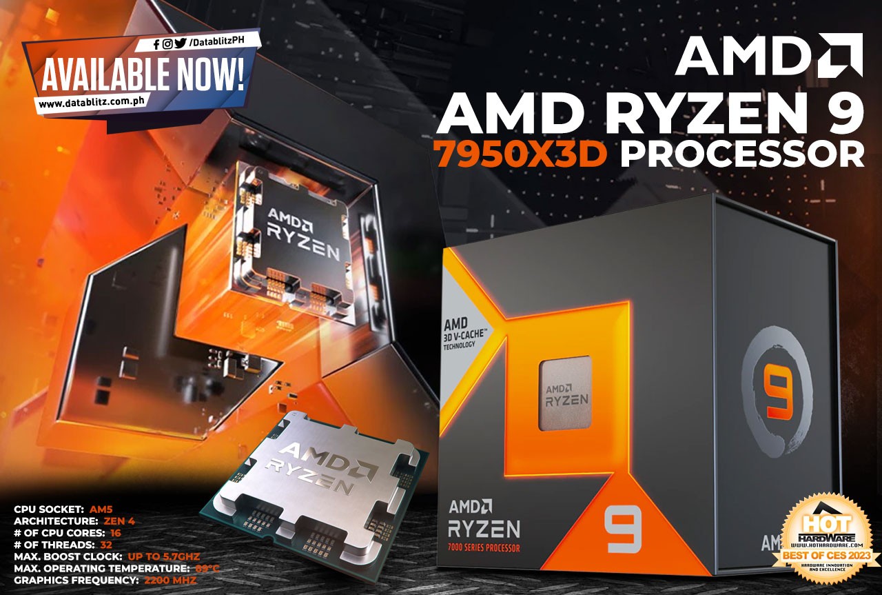 DataBlitz - THE ULTIMATE PROCESSOR. AMD Ryzen 9 7950X3D... | Facebook